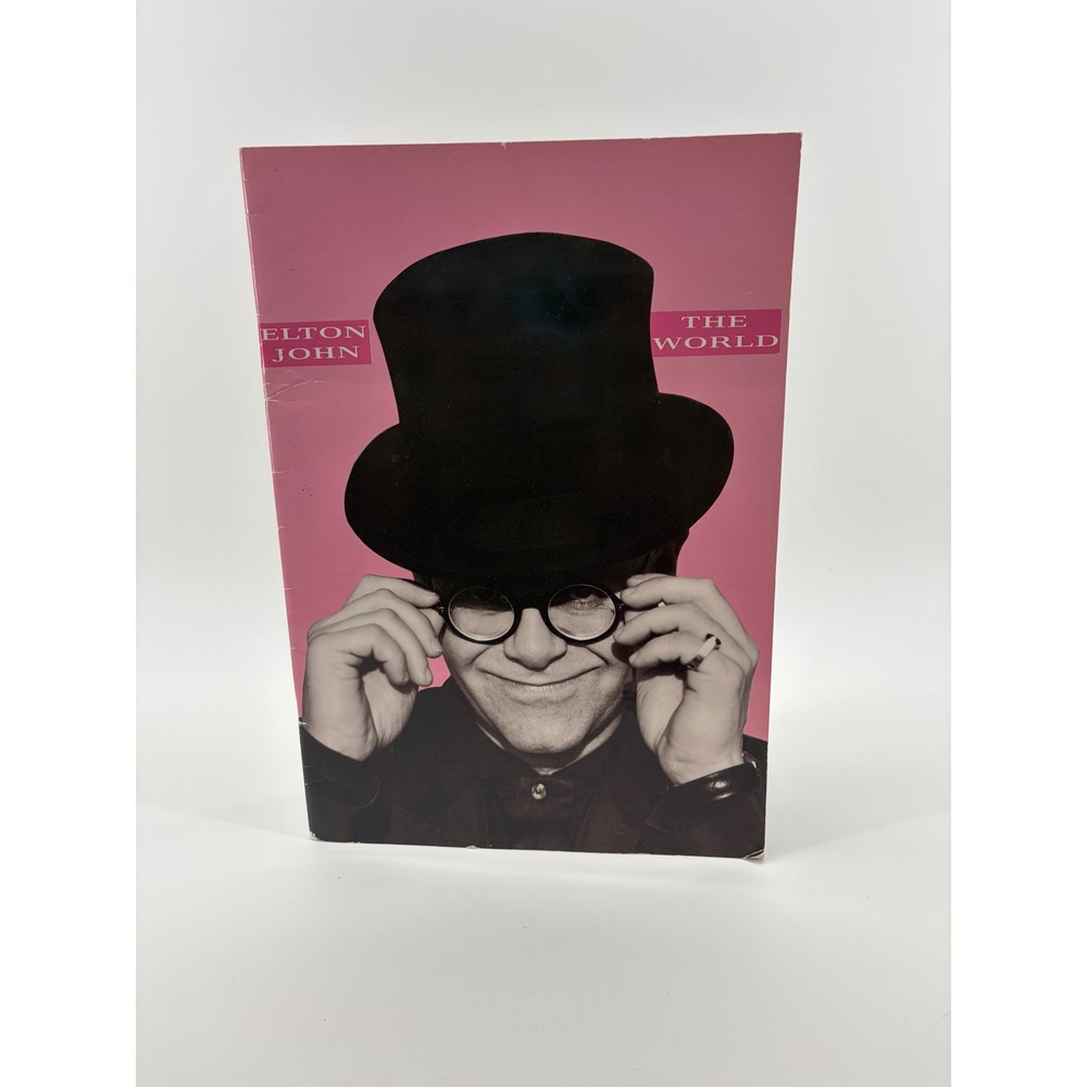 Elton John Tour Program The World‎ 1989-1990 Sleeping with the Past Vintage Pink